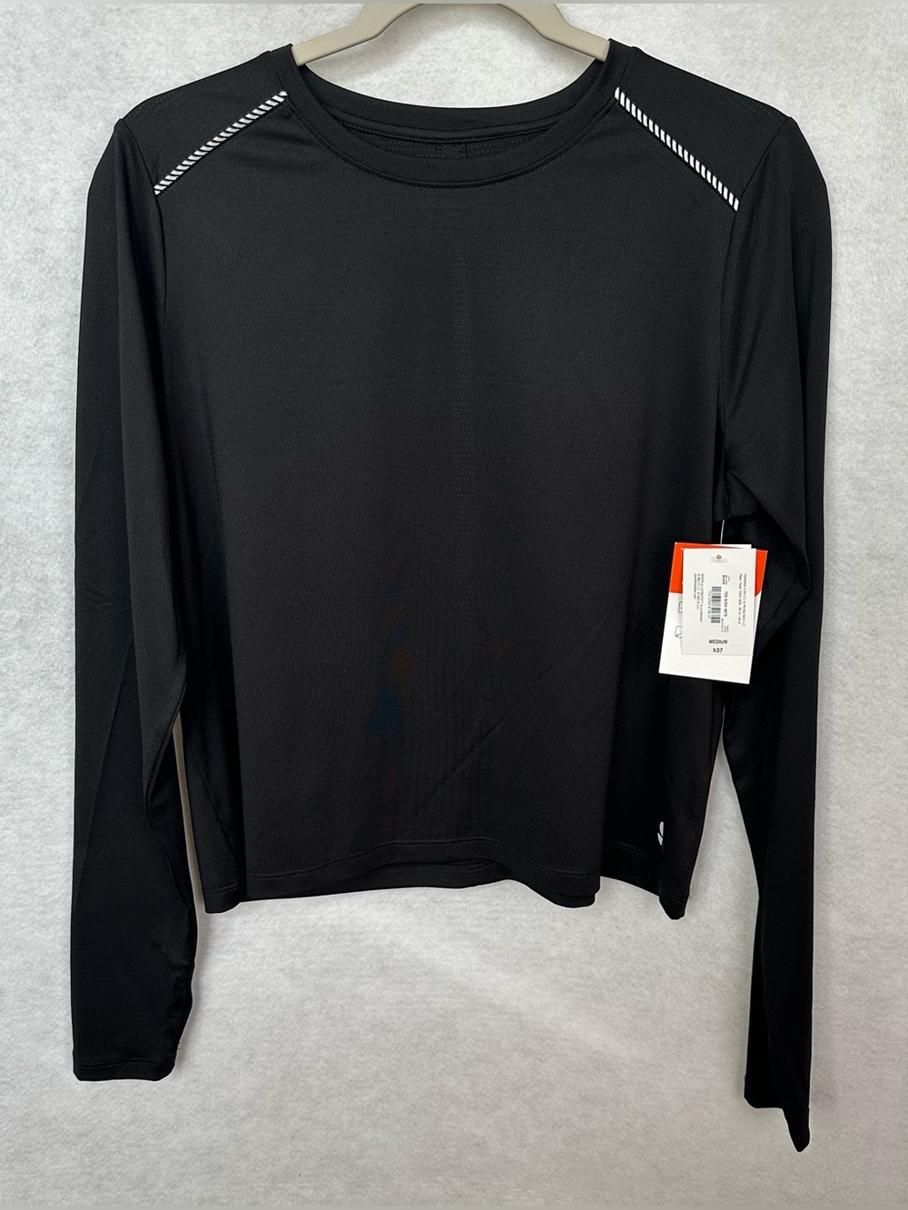 Sports Illustrated Women’s Black Long-Sleeve Active Top NWT